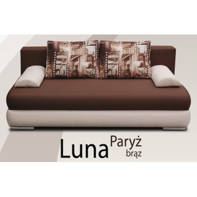 Kanapa, tapczan Luna Paryż brąz - Kulak