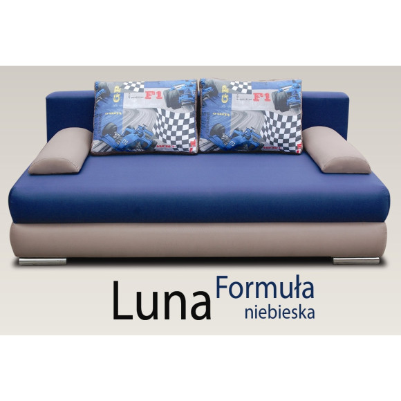 Kanapa, tapczan Luna Formuła niebieska - Kulak Kanapa, tapczan Luna Formuła niebieska - Kulak