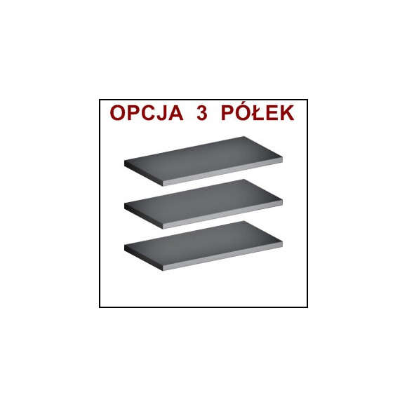 Opcja dodatkowa 3 półek do T9