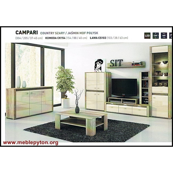 Witryna Campari CWT60 z LED - Piaski