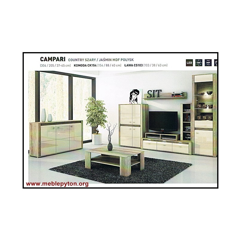 Witryna Campari CWT60 z LED - Piaski