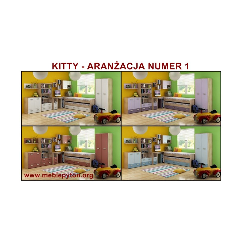Kitty - biurko narożne KIT 02 - Meblocross