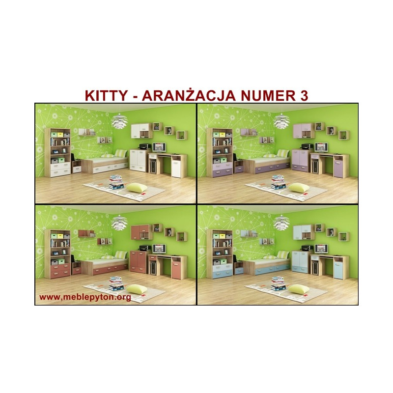 Kitty - biurko narożne KIT 02 - Meblocross