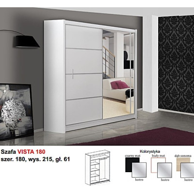 Vista 180 szafa drzwi przesuwne Stolar
