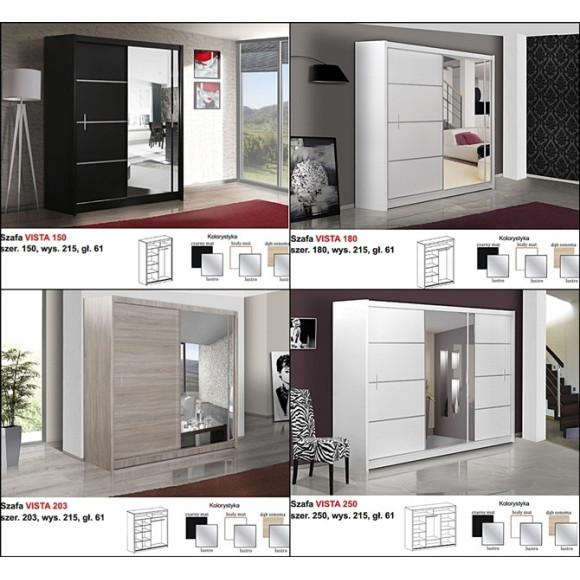 Vista 203 szafa drzwi przesuwne Stolar Vista 203 szafa drzwi przesuwne Stolar