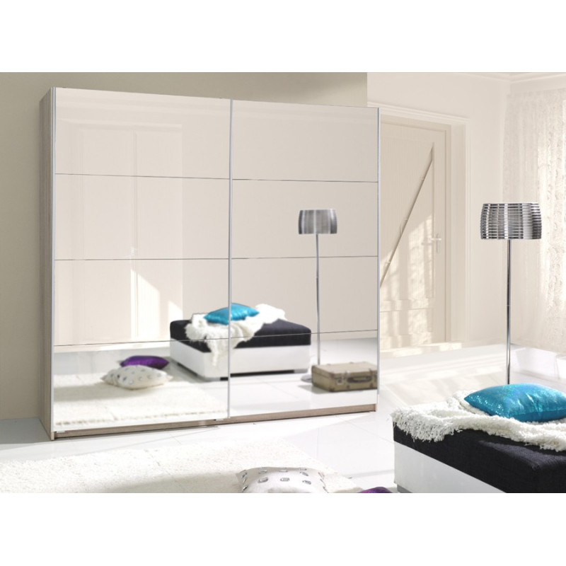 Twister 1 szafa przesuwna z lustrem szer.225 cm Maridex