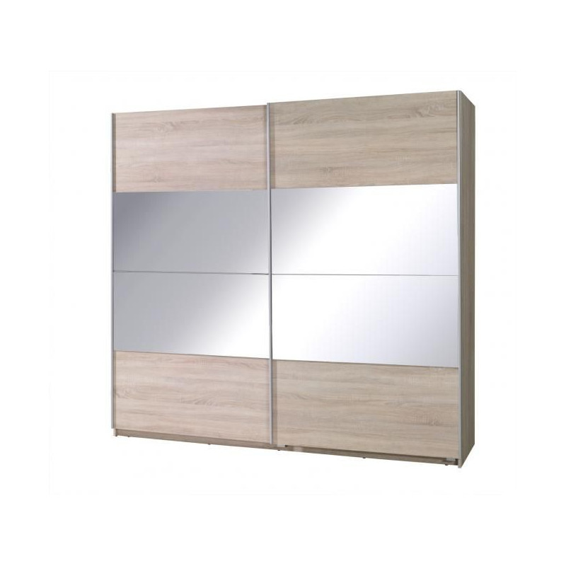 Twister 2 szafa przesuwna z lustrem szer.225 cm Maridex