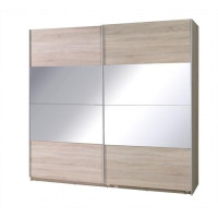 Twister 2 szafa przesuwna z lustrem szer.225 cm Maridex