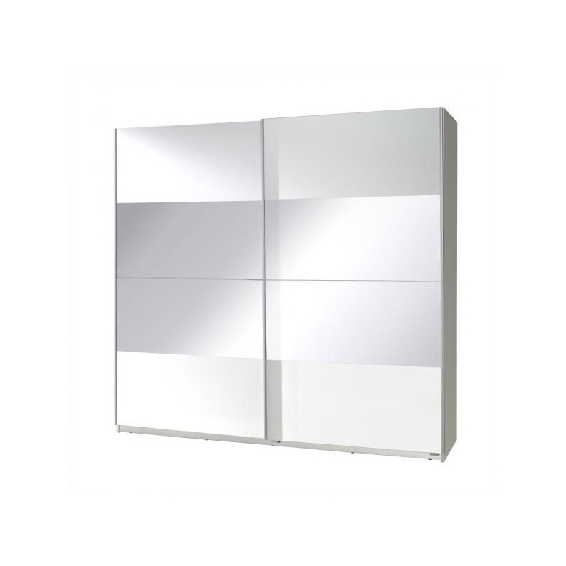 Twister 2 szafa przesuwna z lustrem szer.225 cm Maridex