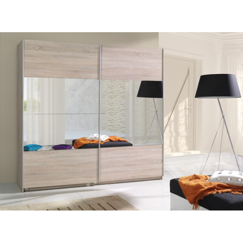Twister 2 szafa przesuwna z lustrem szer.225 cm Maridex