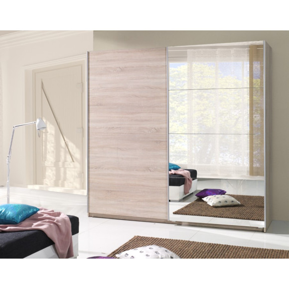 Twister 3 szafa przesuwna z lustrem szer.225 cm Maridex Twister 3 szafa przesuwna z lustrem szer.225 cm Maridex