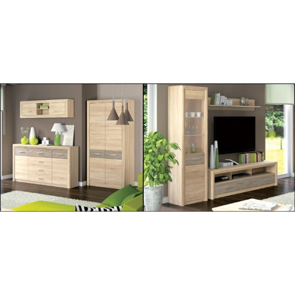 Witryna Castel 04 P/L szer.55cm ML Meble Witryna Castel 04 P/L szer.55cm ML Meble