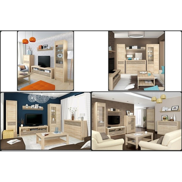 Komoda RTV Castel 13 szer.138cm ML Meble Komoda RTV Castel 13 szer.138cm ML Meble