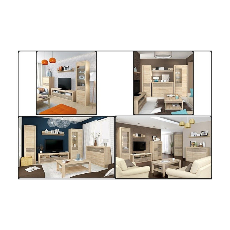 Komoda RTV Castel 13 szer.138cm ML Meble