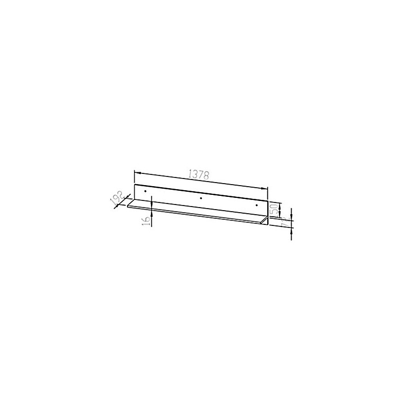 Półka wisząca Castel 17 szer.92cm ML Meble
