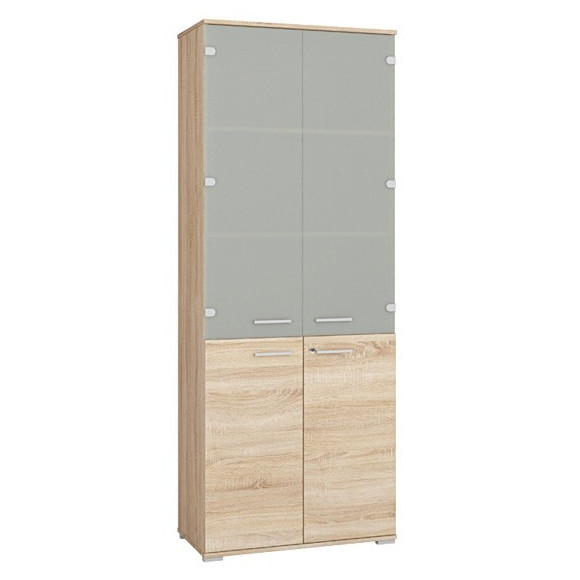 Regał Optimal 03 oszklony ML Meble Regał Optimal 03 oszklony ML Meble