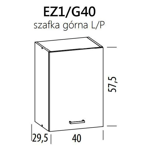 Eliza EZ1/G40 szafka górna 40 BogFran Eliza EZ1/G40 szafka górna 40 BogFran