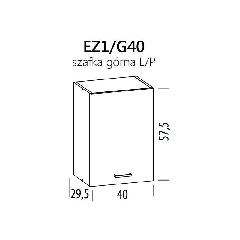 Eliza EZ1/G40 szafka górna 40 BogFran