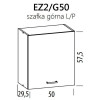 Eliza EZ2/G50 szafka górna 50 BogFran