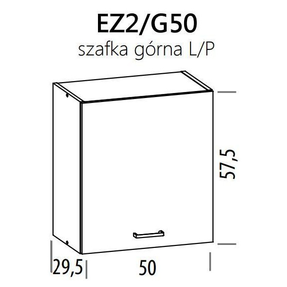 Eliza EZ2/G50 szafka górna 50 BogFran Eliza EZ2/G50 szafka górna 50 BogFran