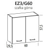 Eliza EZ3/G60 szafka górna 60 BogFran