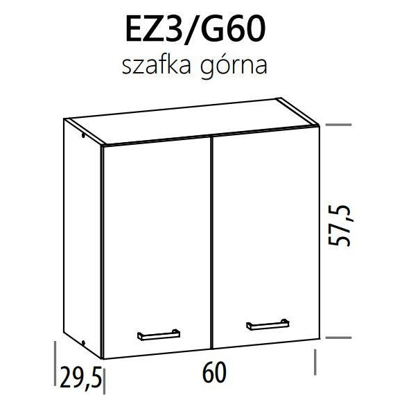 Eliza EZ3/G60 szafka górna 60 BogFran Eliza EZ3/G60 szafka górna 60 BogFran