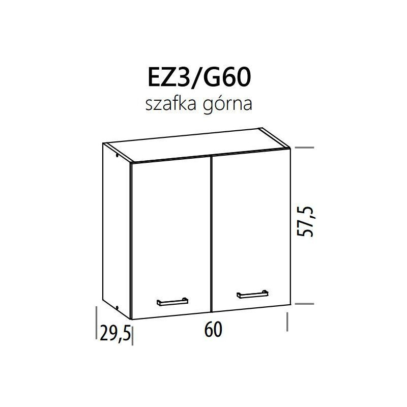 Eliza EZ3/G60 szafka górna 60 BogFran