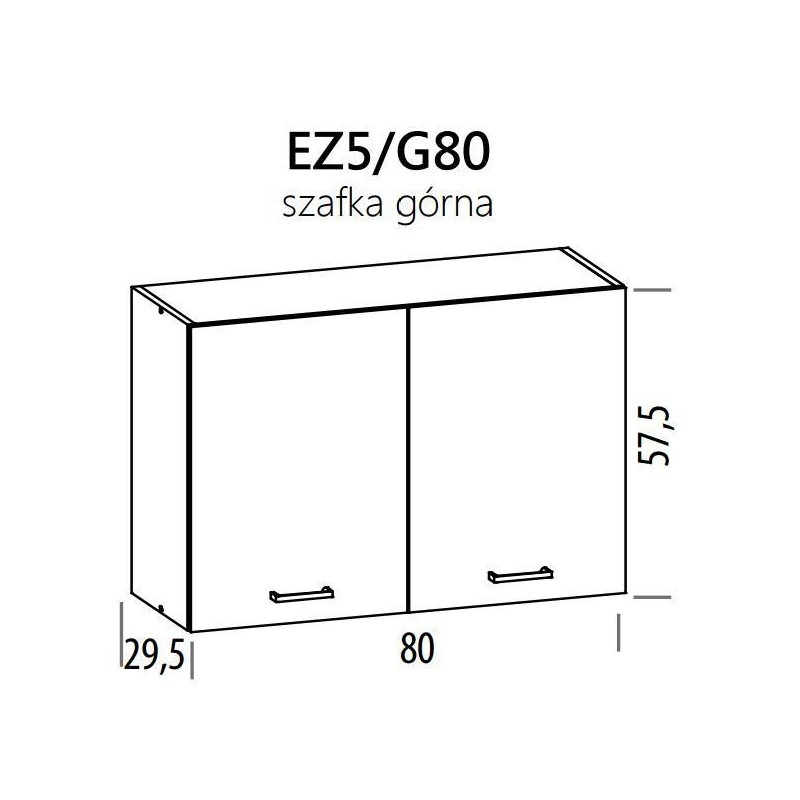 Eliza EZ5/G80 szafka górna 80 BogFran