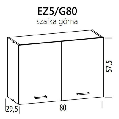 Eliza EZ5/G80 szafka górna 80 BogFran
