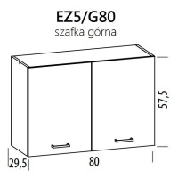 Eliza EZ5/G80 szafka górna 80 BogFran