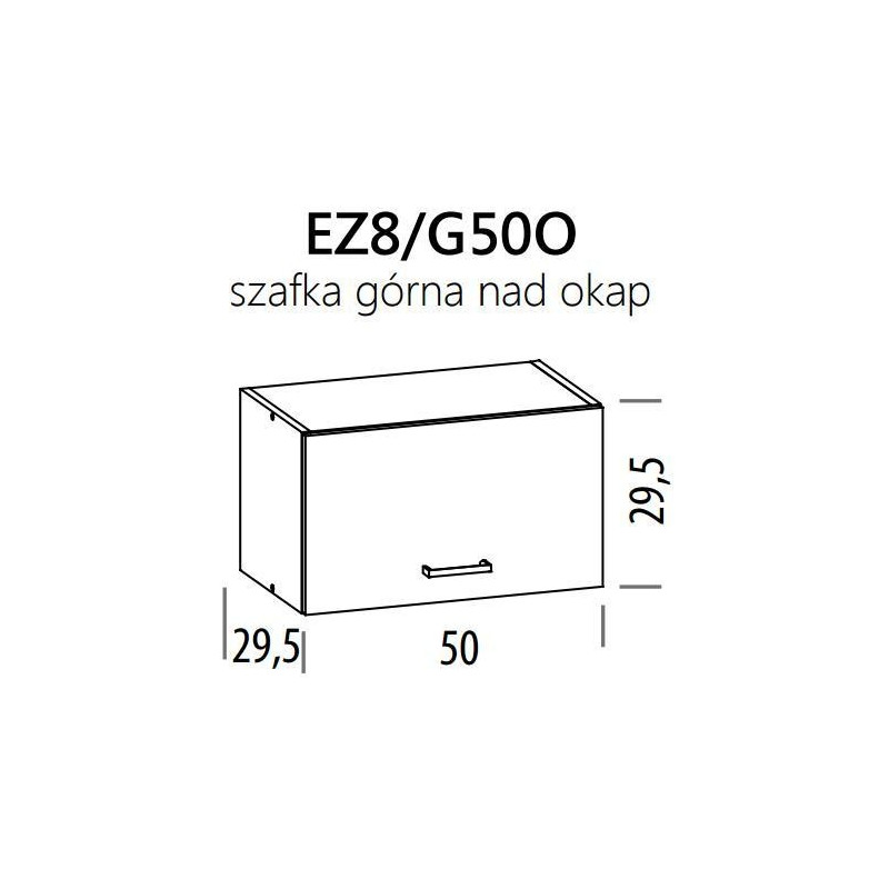 Eliza EZ8/G50 szafka okap górna 50 BogFran