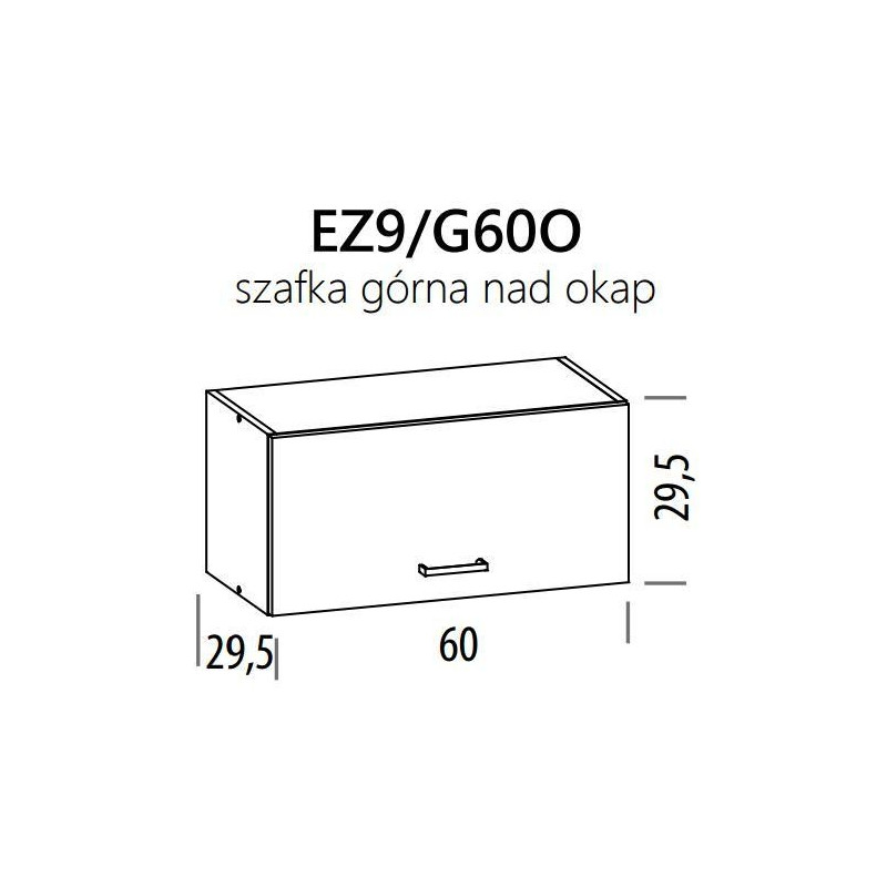 Eliza EZ9/G60 szafka okap górna 60 BogFran