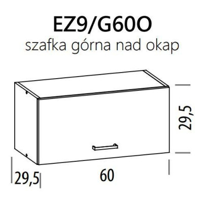 Eliza EZ9/G60 szafka okap górna 60 BogFran