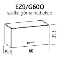 Eliza EZ9/G60 szafka okap górna 60 BogFran