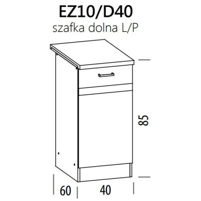 Eliza EZ10/D40 szafka dolna 40 BogFran
