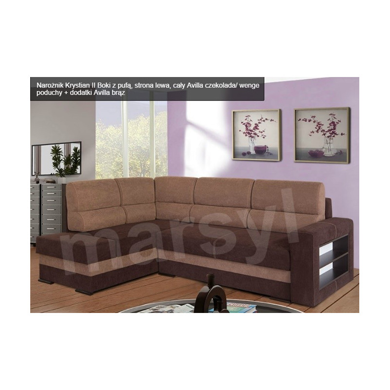 Narożnik Krystian 2 z pufą Marsyl