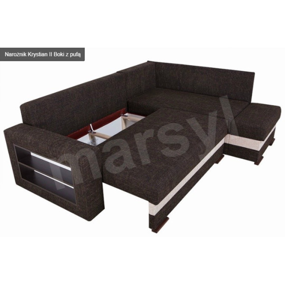 Narożnik Krystian 2 z pufą Marsyl