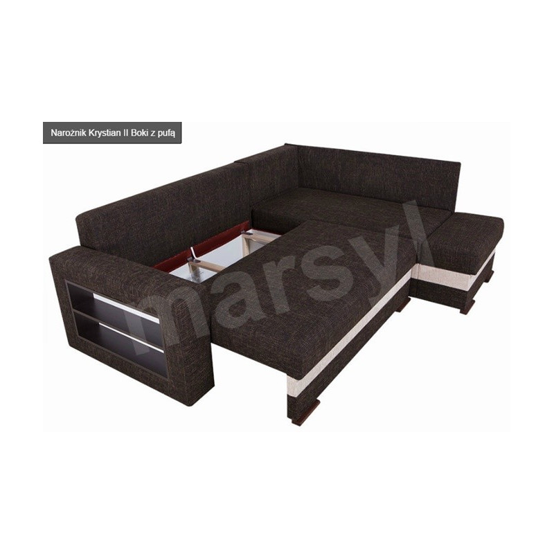 Narożnik Krystian 2 z pufą Marsyl