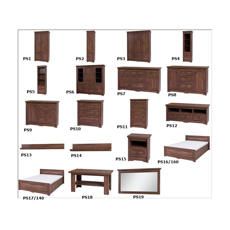 Półka Parys PS14 szer.86cm Młot Meble