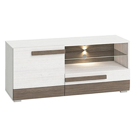 Komoda RTV Blanco 10 szer. 128cm ML Meble Komoda RTV Blanco 10 szer. 128cm ML Meble