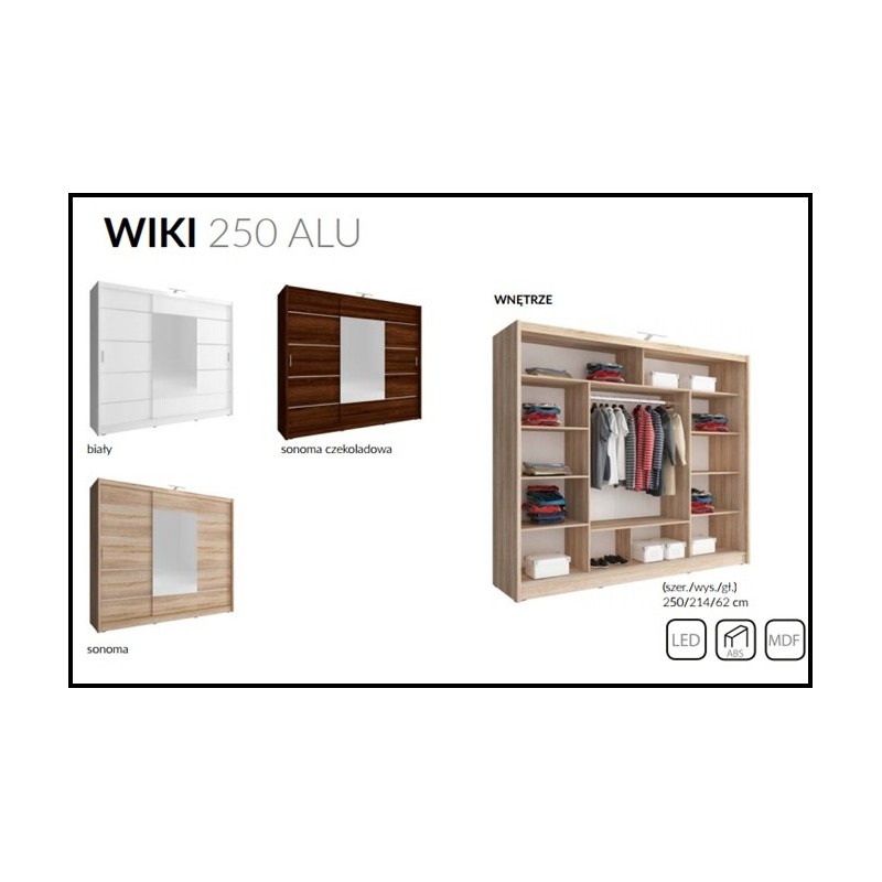 Szafa Wiki 250 alu Piaski