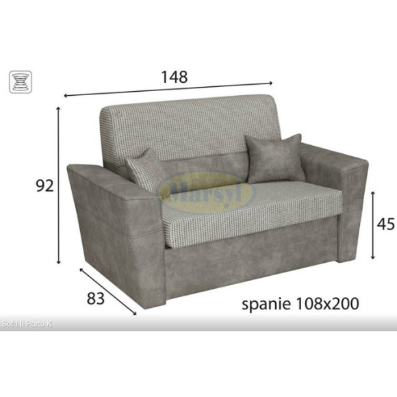 Sofa 2 Porto K Marsyl Sofa 2 Porto K Marsyl