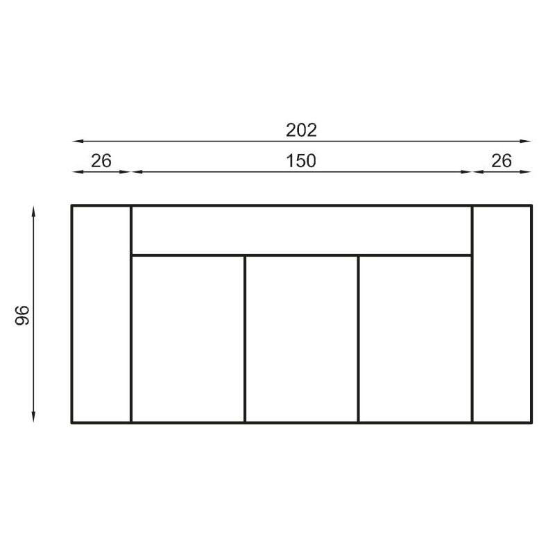 Sofa Oskar 3 Dolmar