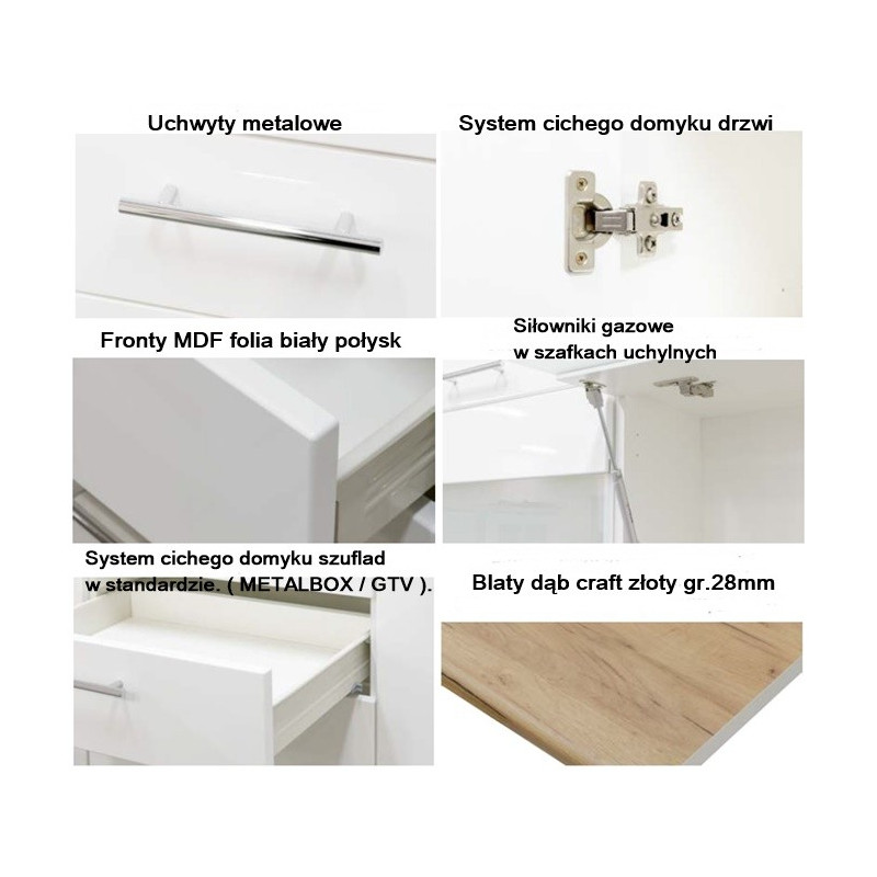 Szafka 40 górna Tiffany T3/G40 P/L Bog Fran