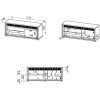 Komoda RTV Dallas 10 ML Meble Komoda RTV Dallas 10 ML Meble