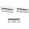 Komoda RTV Dallas 11 ML Meble Komoda RTV Dallas 11 ML Meble