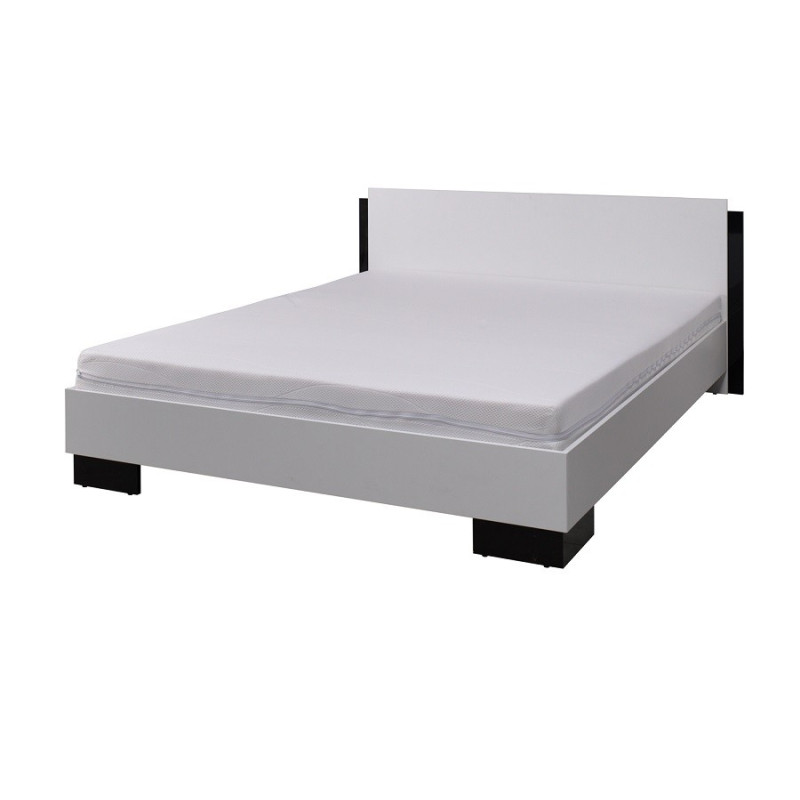 Łóżko Lux Stripes 160 ze stelażem Maridex