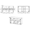 Komoda Arko 09 szer.138cm ML Meble