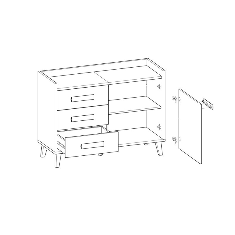 Komoda Werso W6 Dolmar