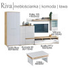 Półka wisząca Riva 05 Domel